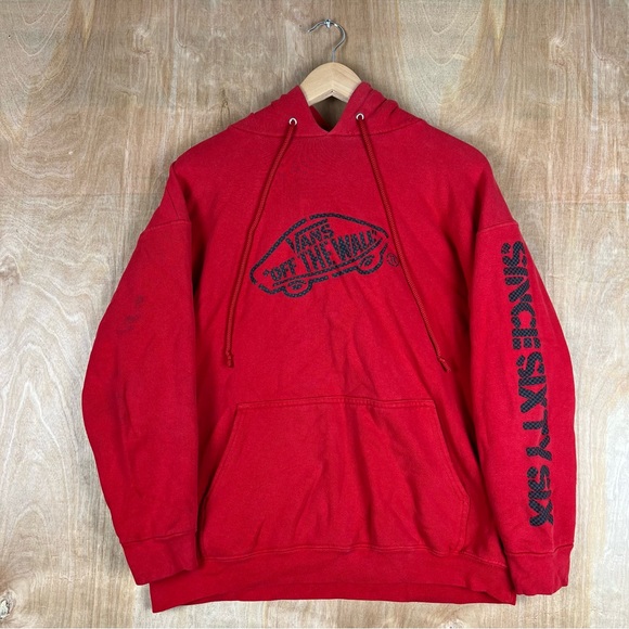 Vintage 1990s Vans Skateboard Hoodie Large
